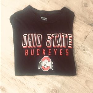 Gender neutral Ohio State short sleeved tee